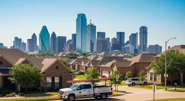 Dallas Texas roofing contractor using local SEO strategy to generate 30 leads per month without paid ads